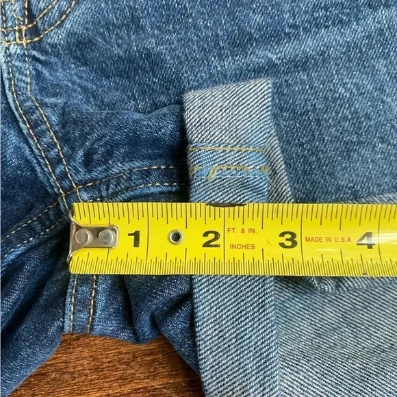 Everlane Dark Blue Jean Shorts - Picture 8 of 10